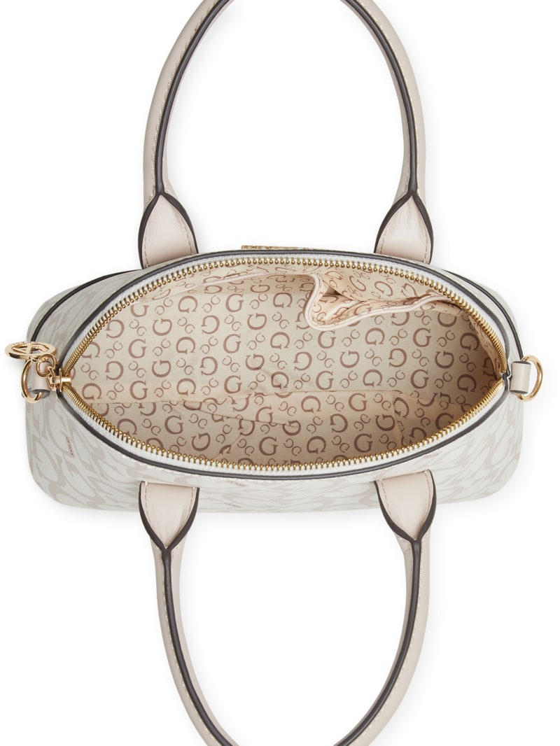 Dome satchel bag top