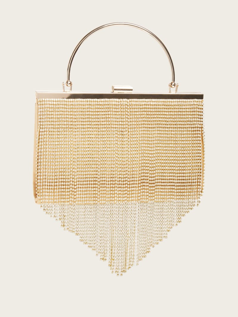 Gold fringe bag hotsell