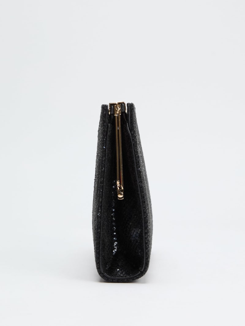 Quinn Floral Python Clutch