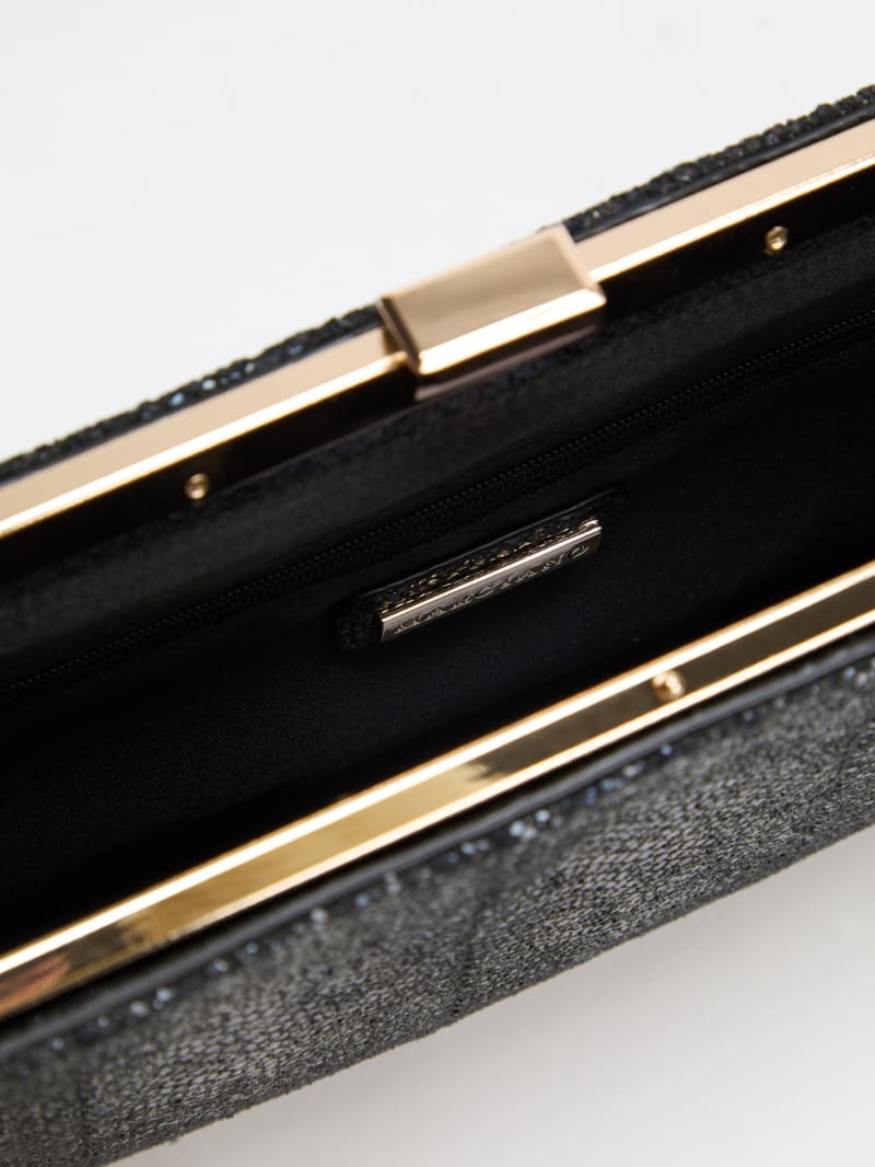 Quinn Floral Python Clutch