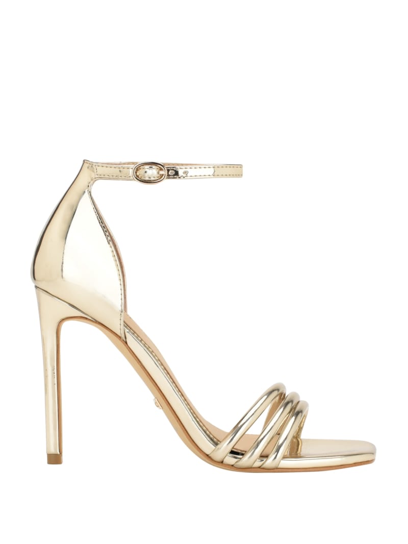 Guess gold sandals new arrivals