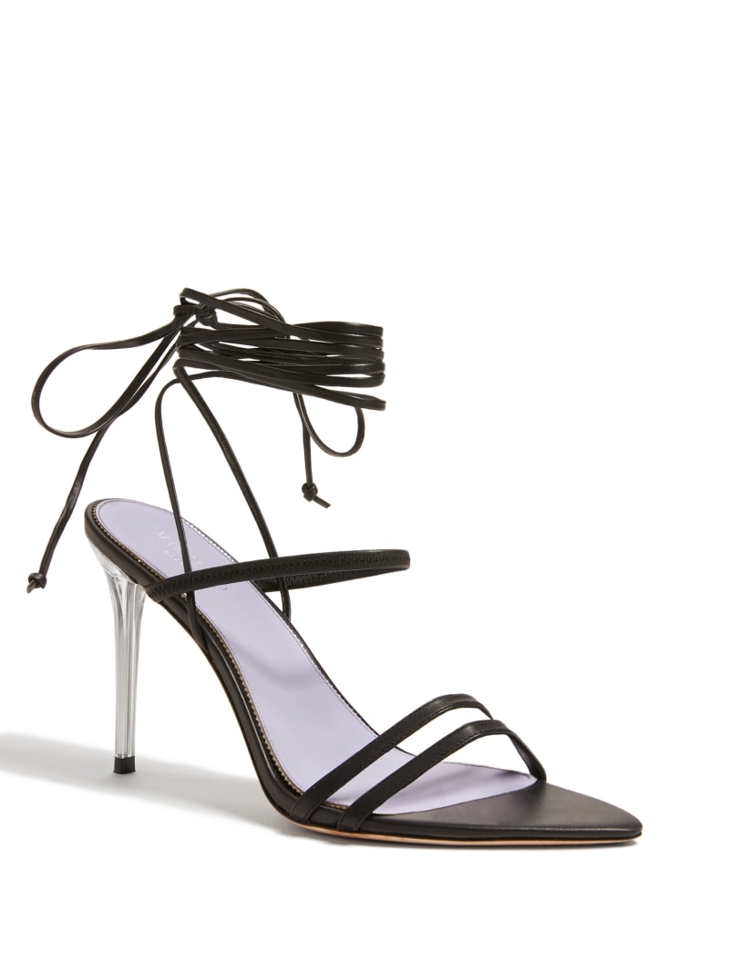 Strappy Lace-Up Heeled Sandal | Marciano