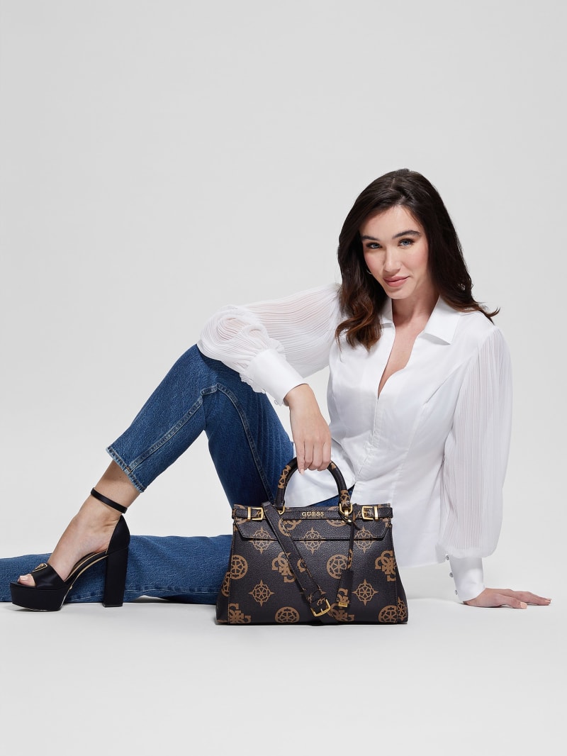 Guess pish posh luxury satchel hot sale