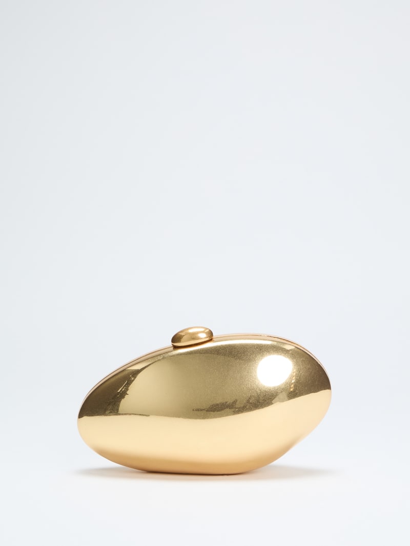 MARCIANO by GUESS® Metallic Oval Clutch