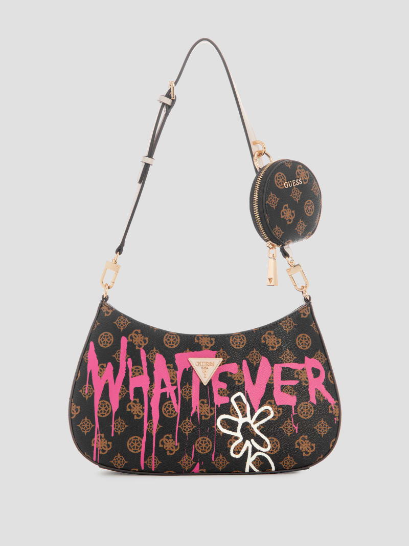 Whatever Graffiti Art Shoulder Bag GUESS Canada