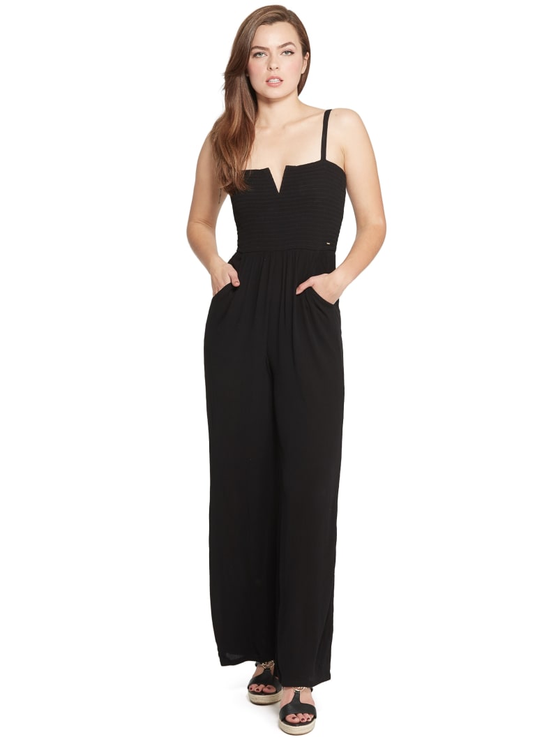 smocked jumpsuit