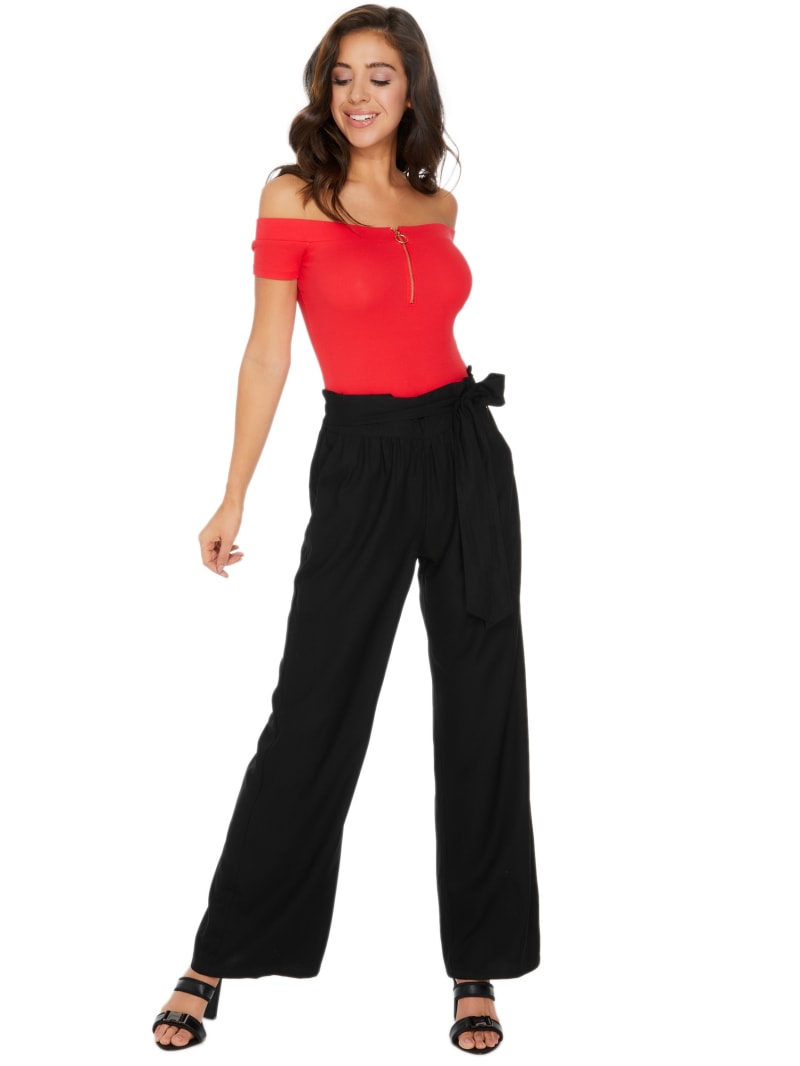 Stassi High-Rise Palazzo Pants | GUESS Factory