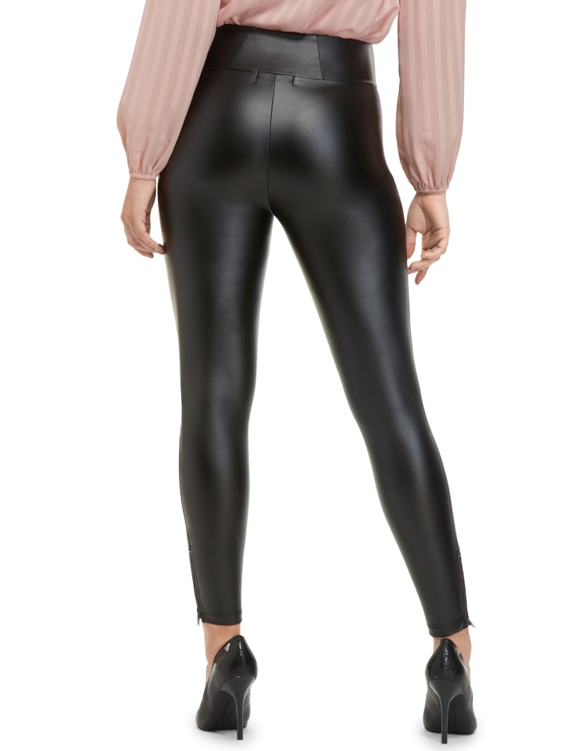 fake leather jeggings