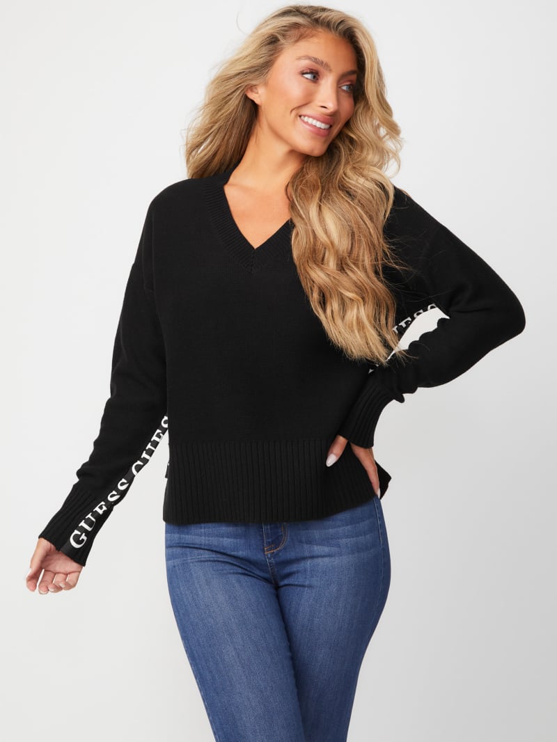 guess half zip sweater