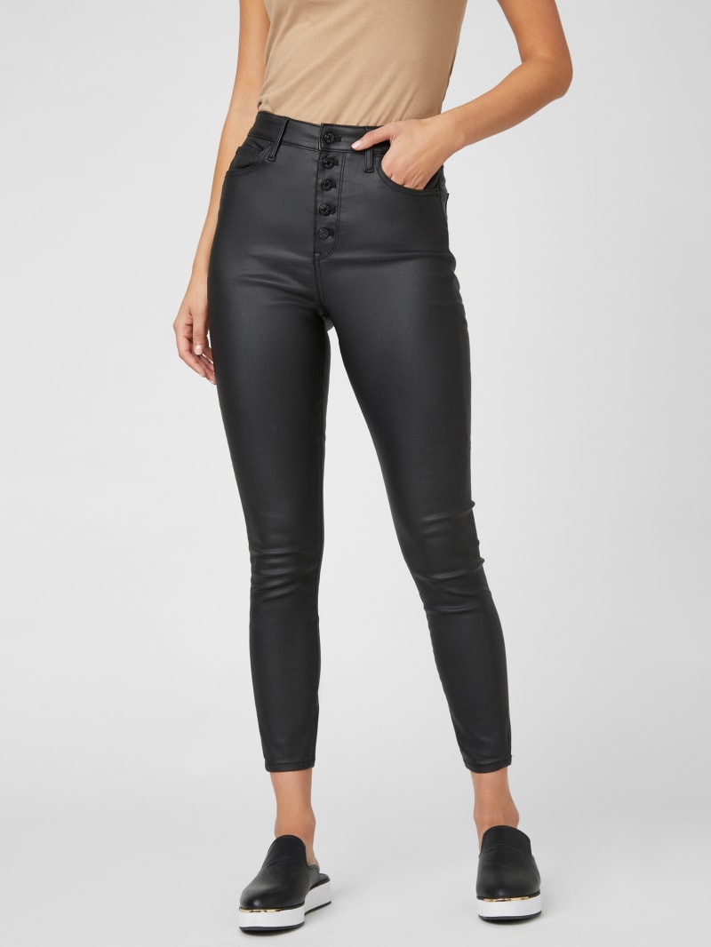 Wilma Coated High-Rise Skinny Jeans