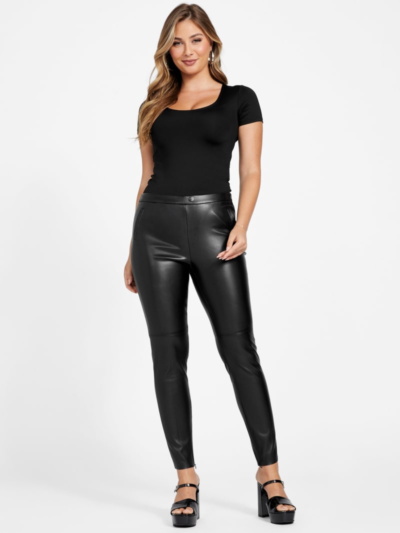 New G by Guess Faux Leather Legging Black size Medium and Large for Sale in  Los Angeles, CA - OfferUp