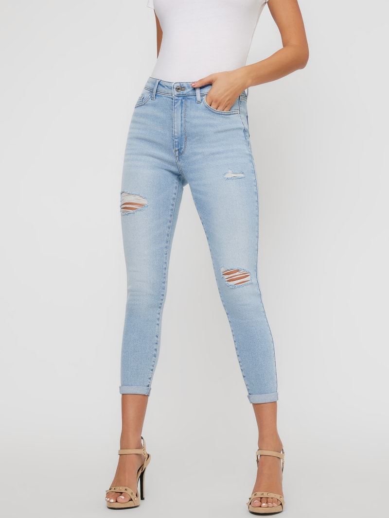 Sabrinna High-Rise Destroyed Skinny Jeans