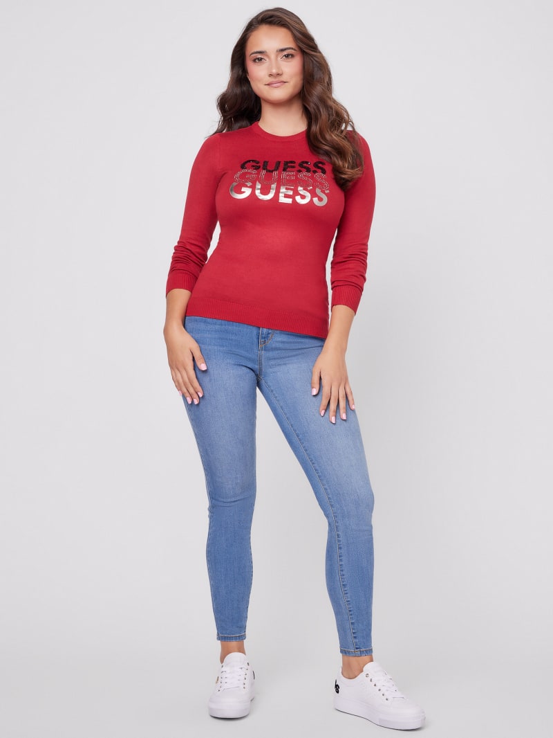 GUESS Woman Jersey micol Sweater w93r58z2760 XL red 