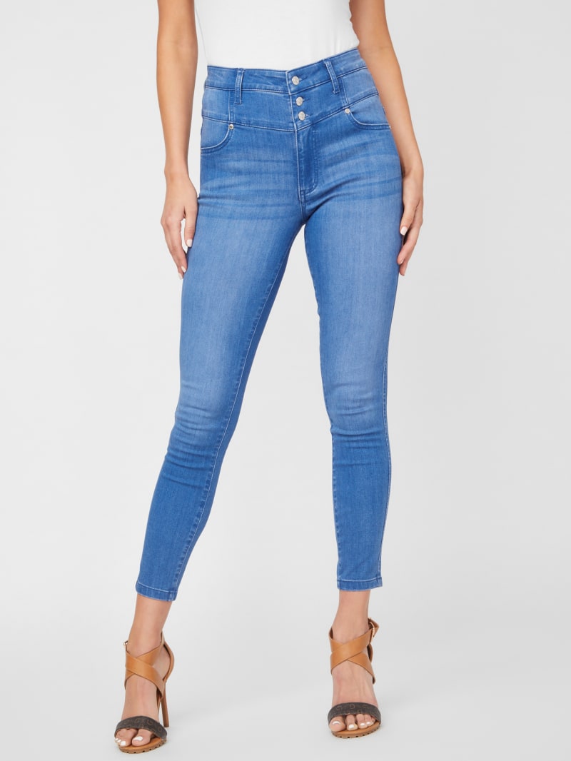 Gemma Corset Skinny Jeans | GUESS Factory Ca