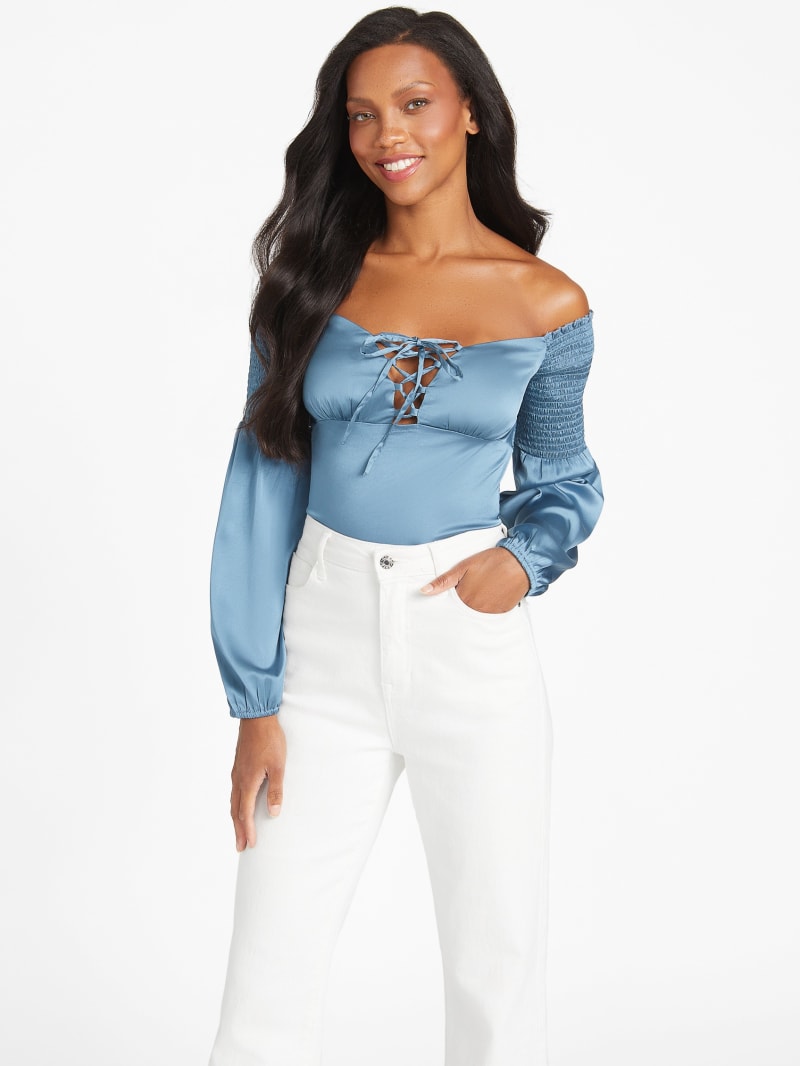 Eco Dale Off-Shoulder Top | GUESS Factory