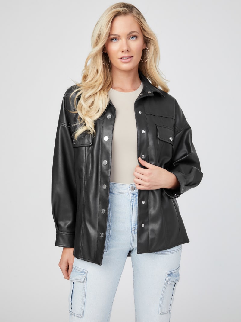 Java Faux-Leather Jacket