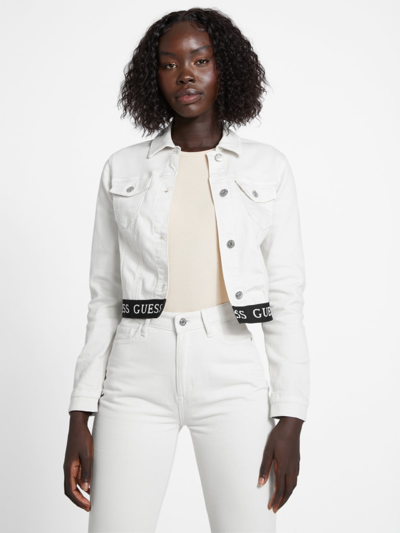 White guess best sale jacket