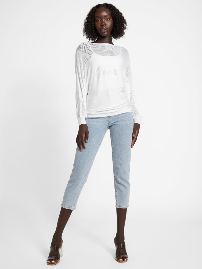 Dalina Logo Sweater | GUESS Factory