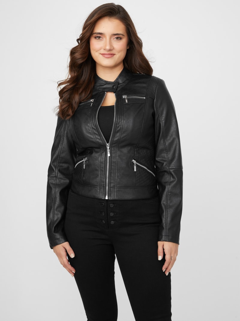 Nairi Faux-Leather Jacket