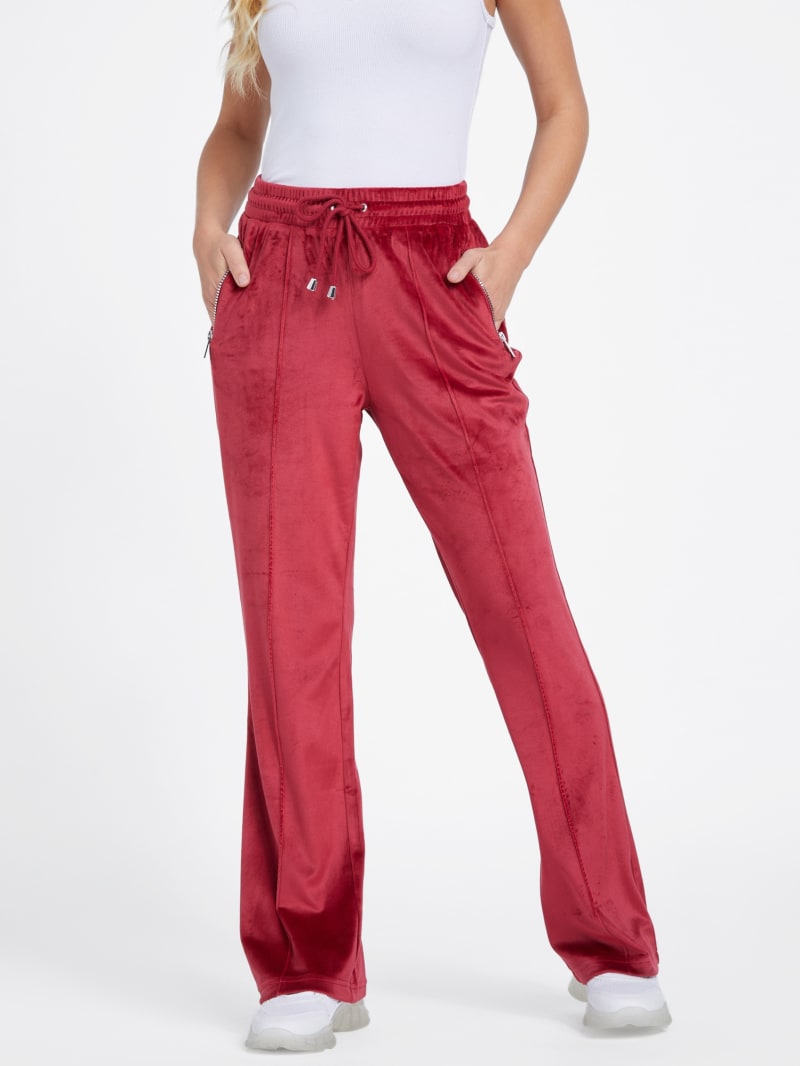Eco Uma Velour Pants GUESS Factory Ca