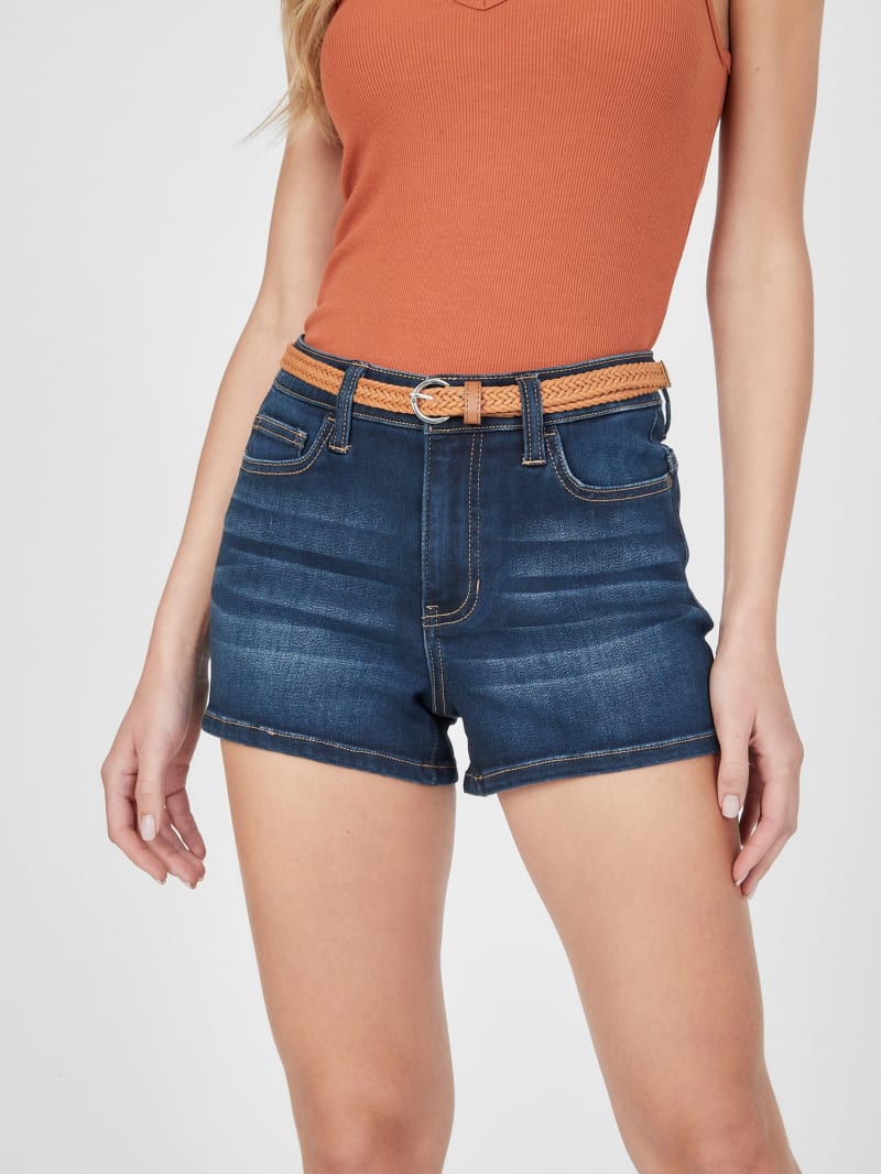 Zilla Mid-Rise Belted Shorts