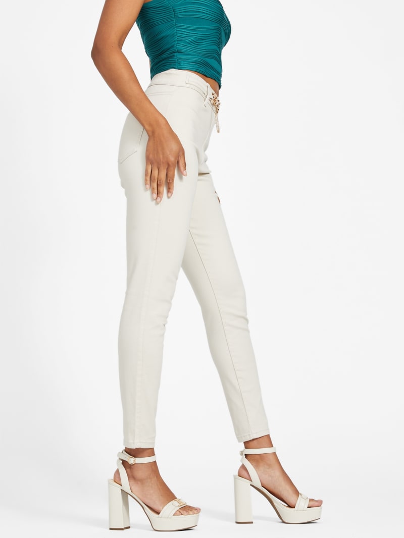 Salome High-Rise Chain Skinny Jeans