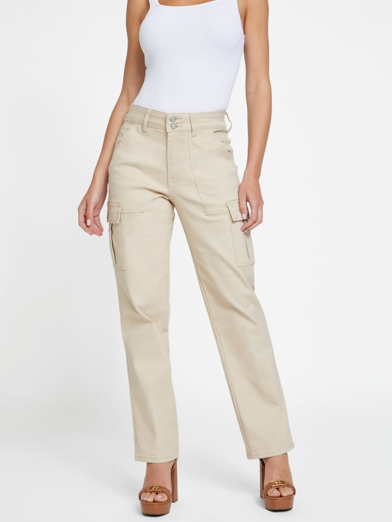 Hailey High-Rise Cargo Jeans | GUESS Factory Ca