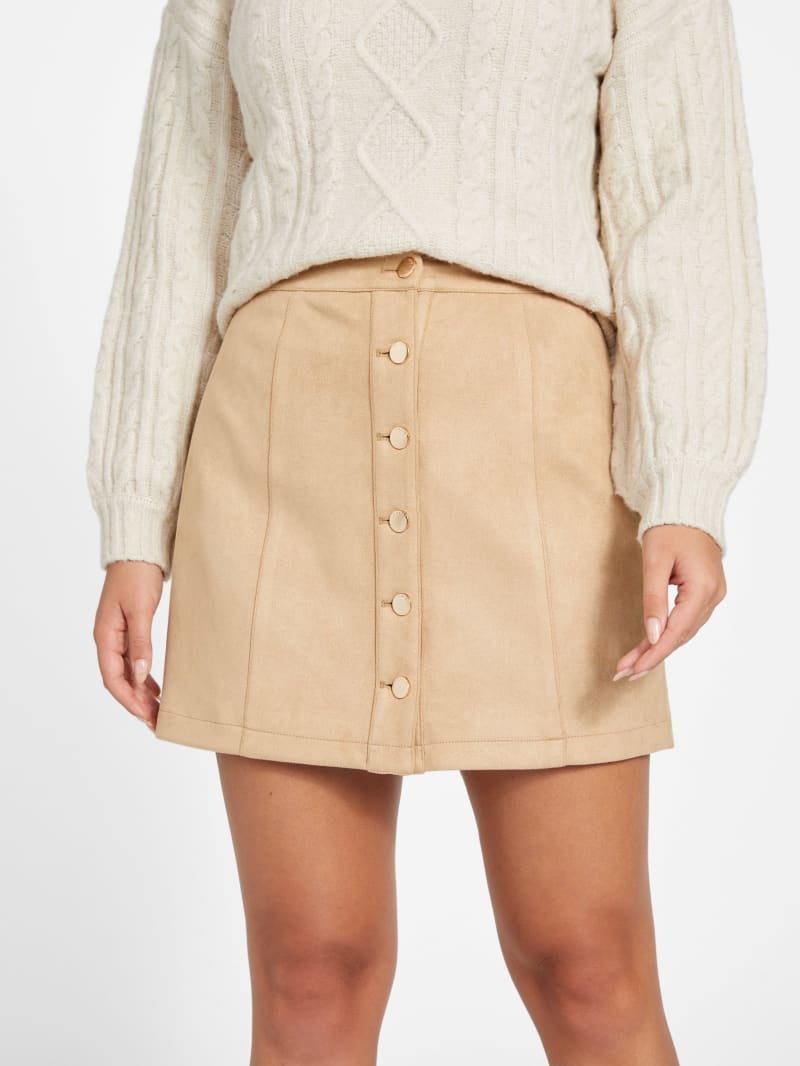 Vmbelle nw short faux suede skirt online