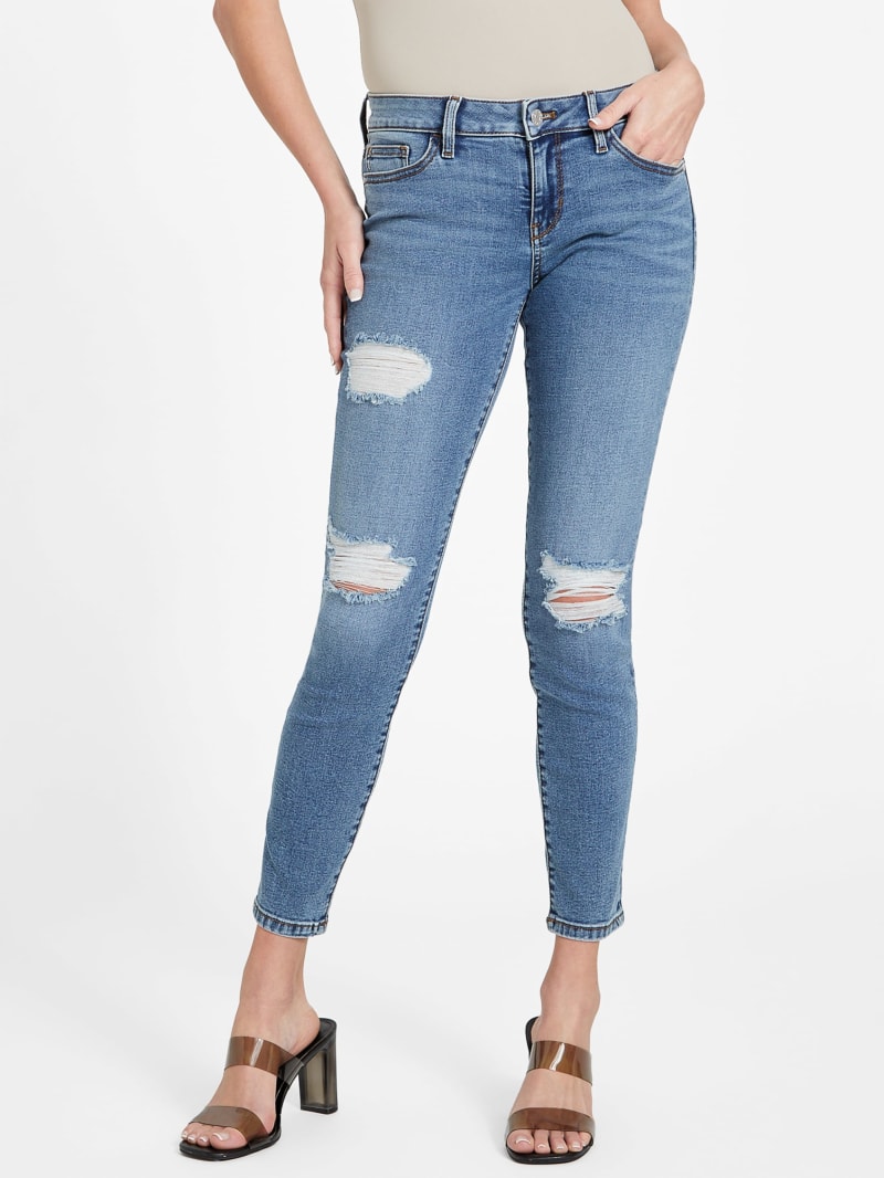 Spears Destroyed Skinny Jeans GUESS Factory Ca