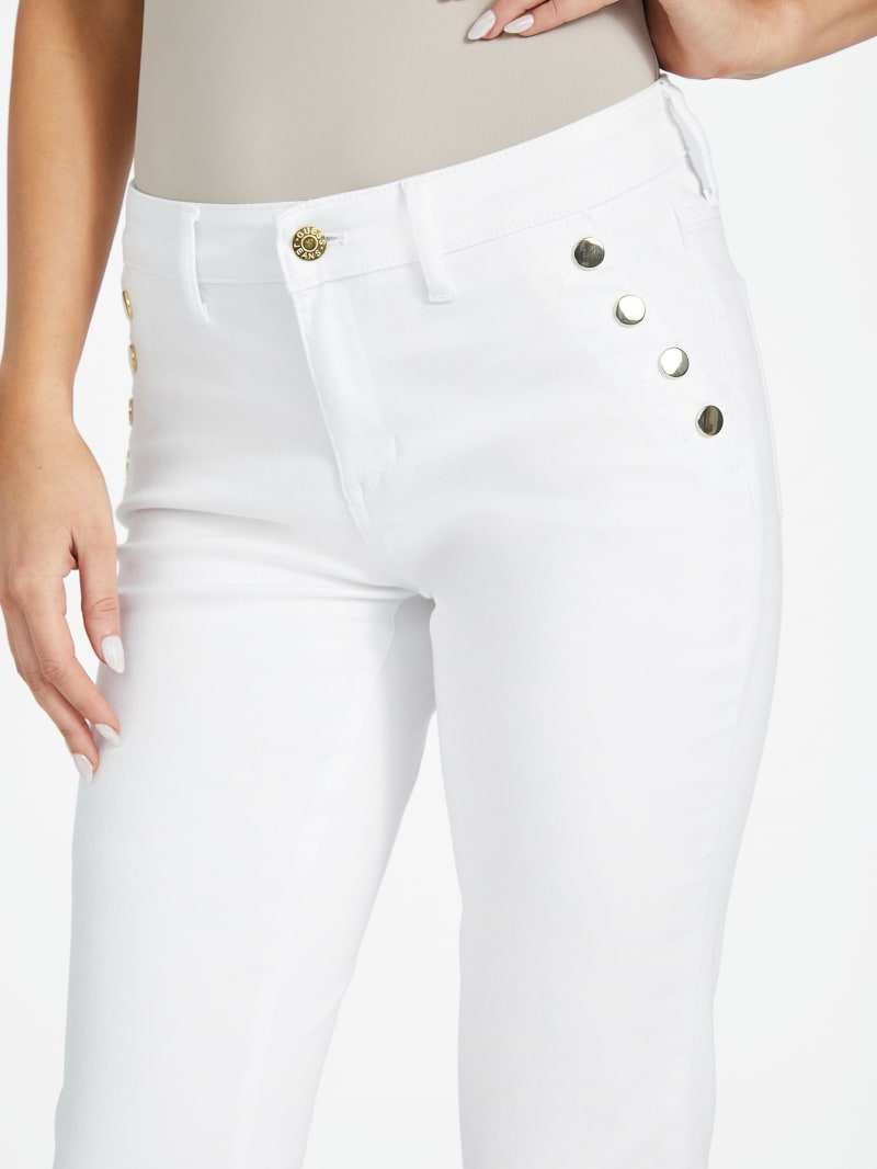 Guess white jeans cheap