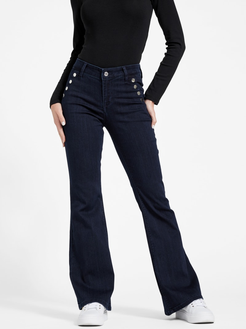 Sailor Jeans - Black Denim, Wide Leg, Sustainable Denim