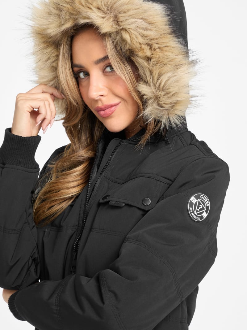 Eco Dustina Hooded Padded Jacket