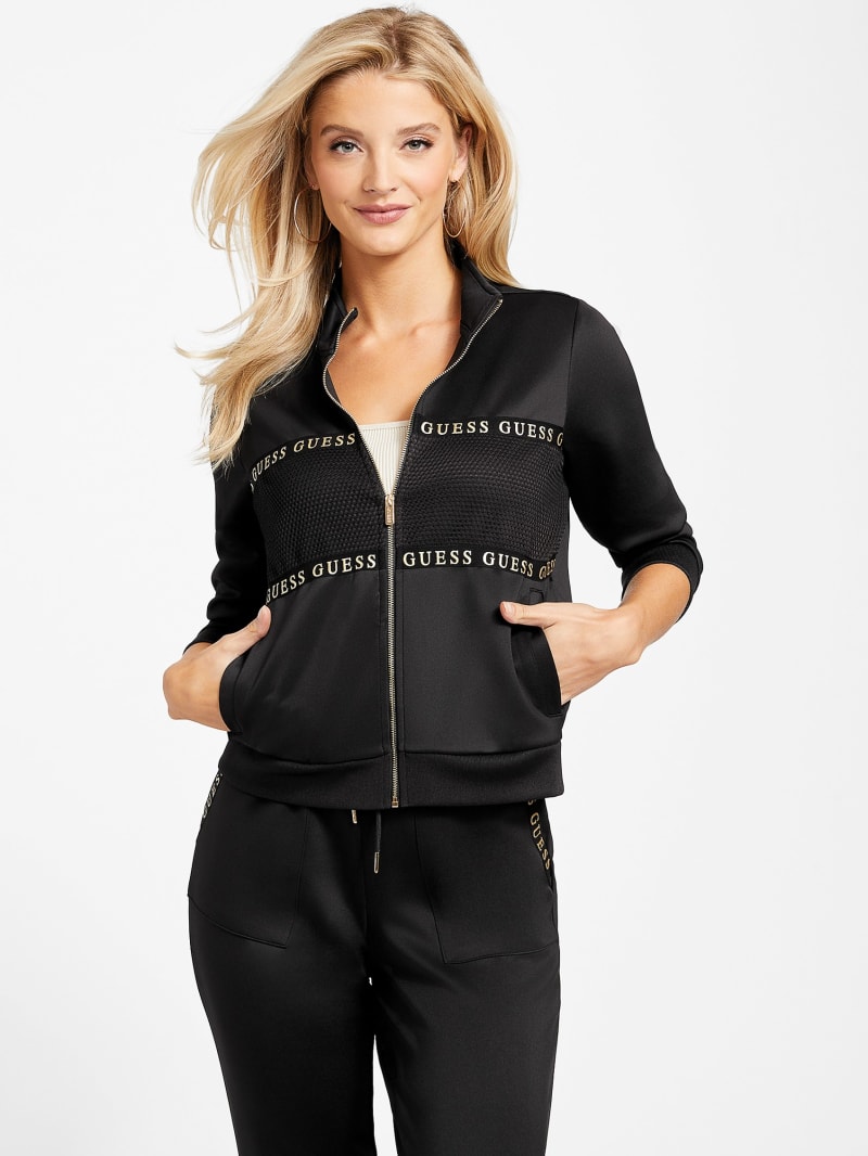 Zip Up Jacket, Black, Krush Kandy