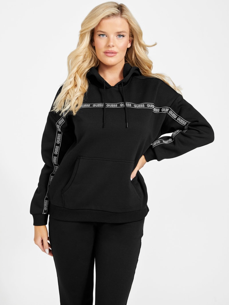 Lexi Logo Tape Hoodie | GUESS Factory