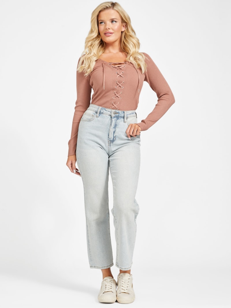 Cody Lace-Up Sweater | GUESS Factory