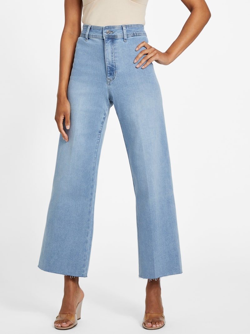 Sandra High-Rise Wide Leg Denim Jeans | GUESS Factory