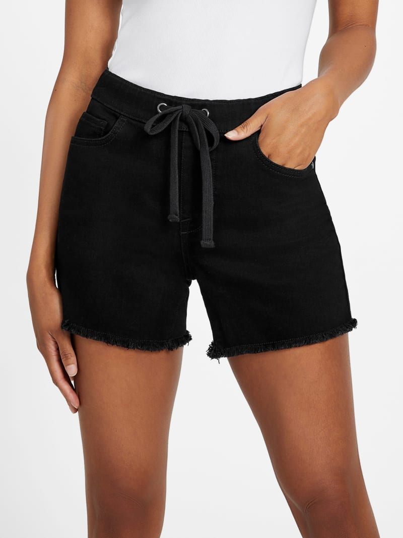 人気アイテムランキング(新品)  Drawstring High-Rise Tanya Denim Factory GUESS | Shorts パンツ