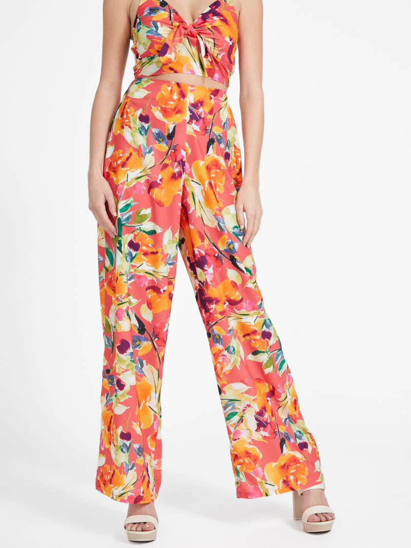 Leta Floral Pant  GUESS Factory Ca