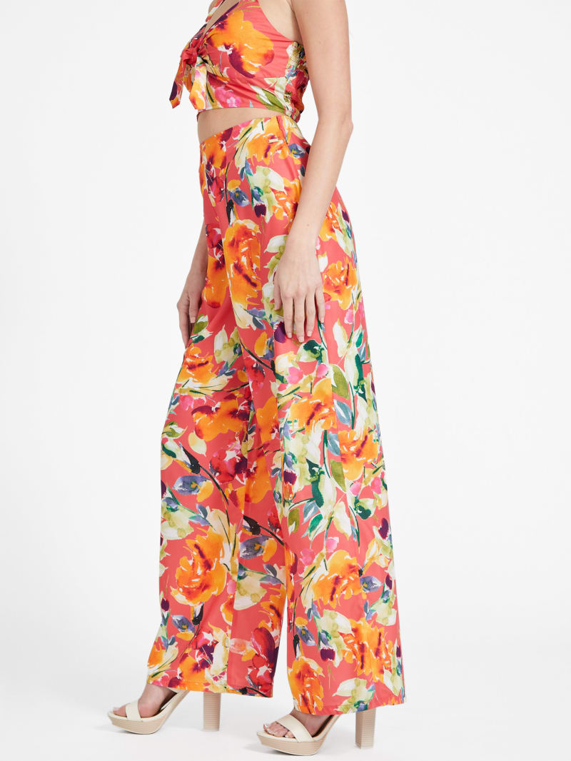 Guess floral pants hot sale