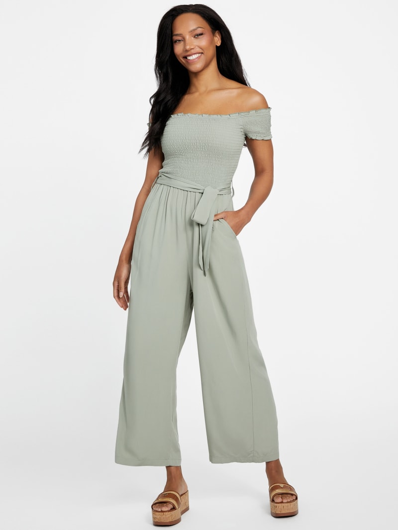 Cassie Belted Jumpsuit | GUESS Factory