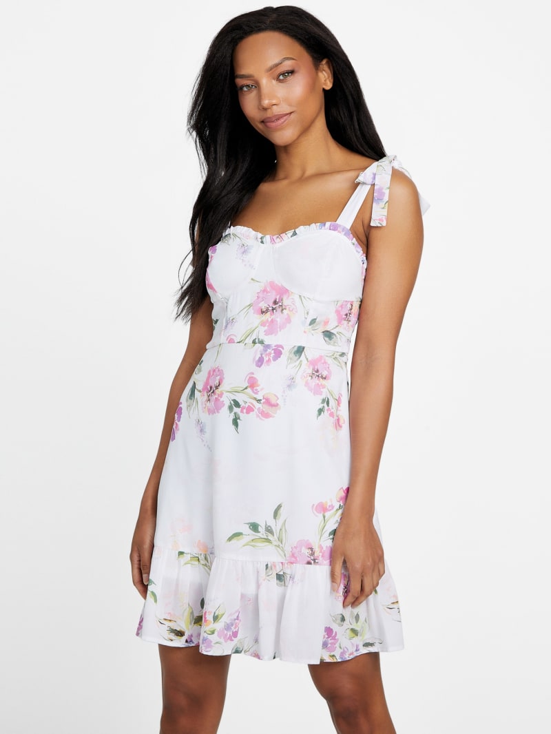 Guess white floral clearance dress