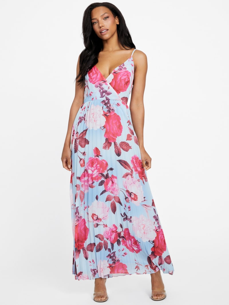 Dawn Floral Maxi Dress | GUESS Factory