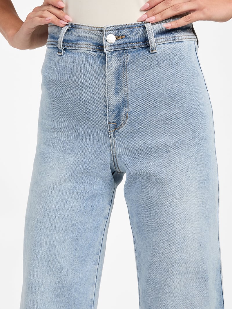 Sandie Wide Leg Denim Pants | GUESS Factory