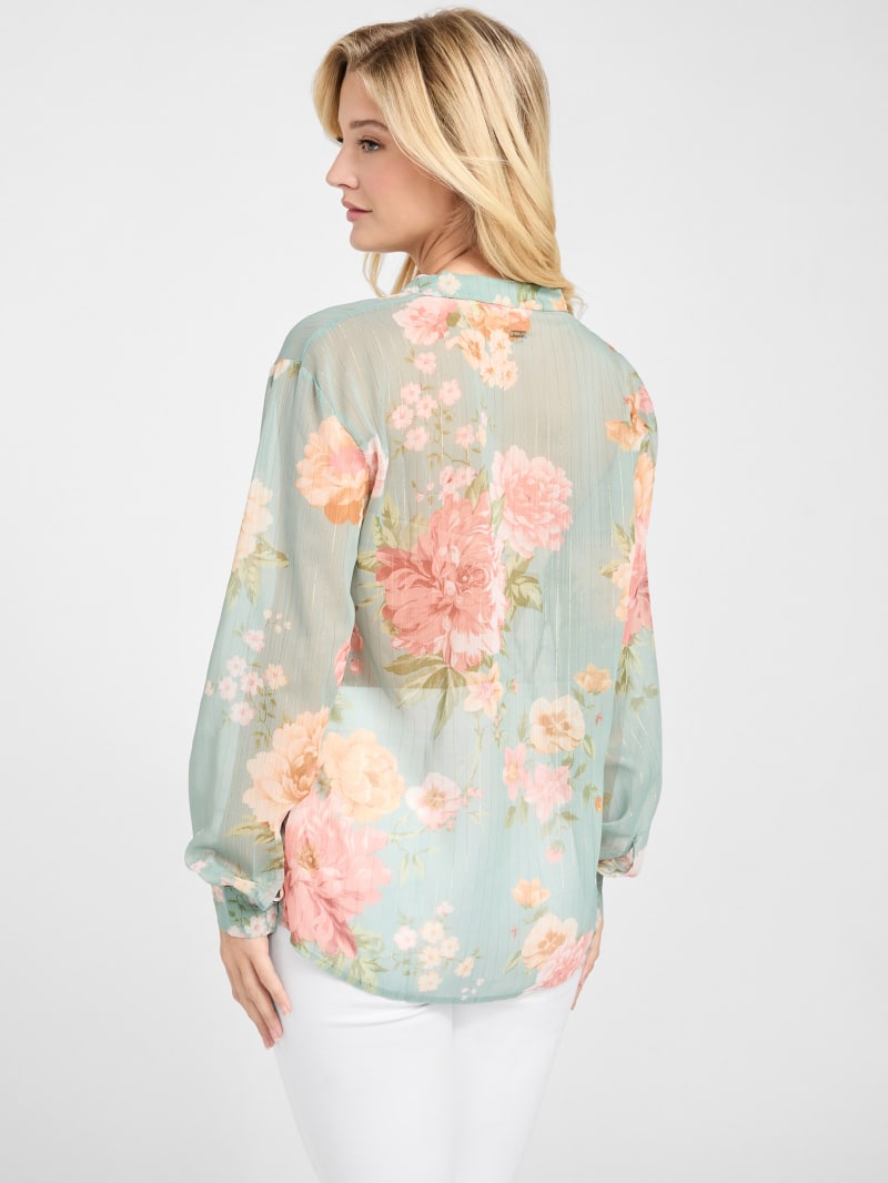 売れ筋商品|||クイックシルバー シャツ レディース トップス TILEBLOOM DAD CROP  - Button-down blouse - orchid petal Modern Classic Shirt - Darling Floral | Talbots