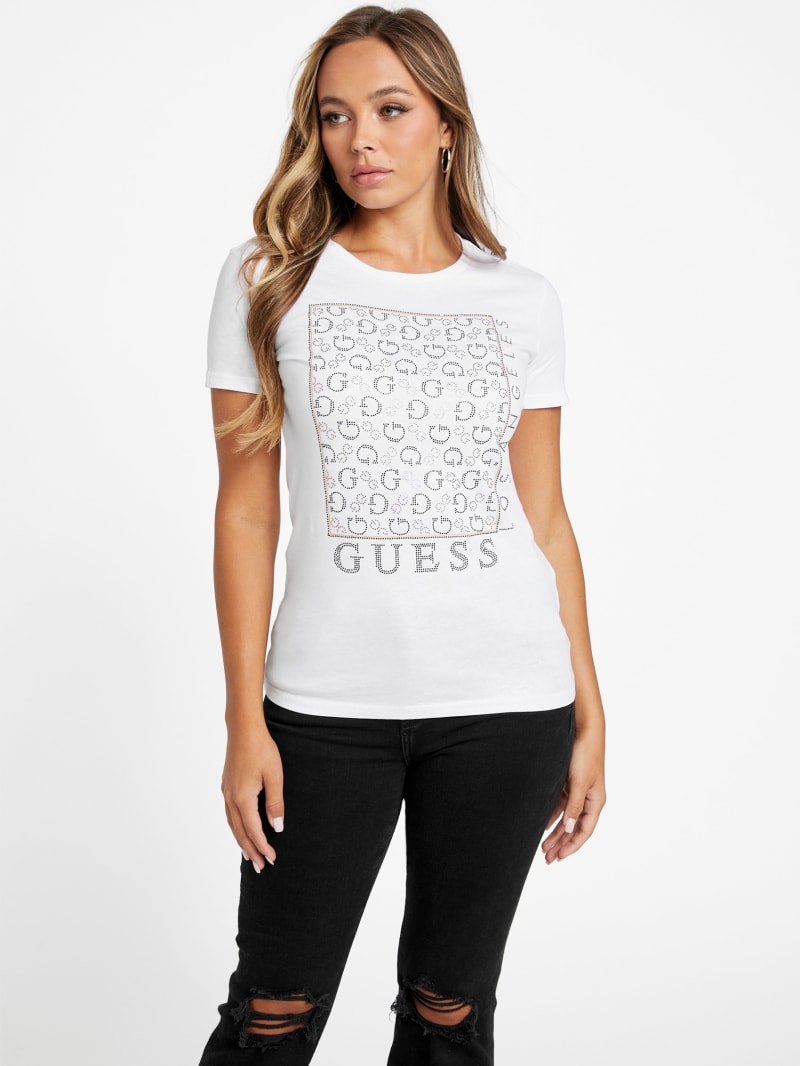 Naty Crewneck Rhinestone Tee