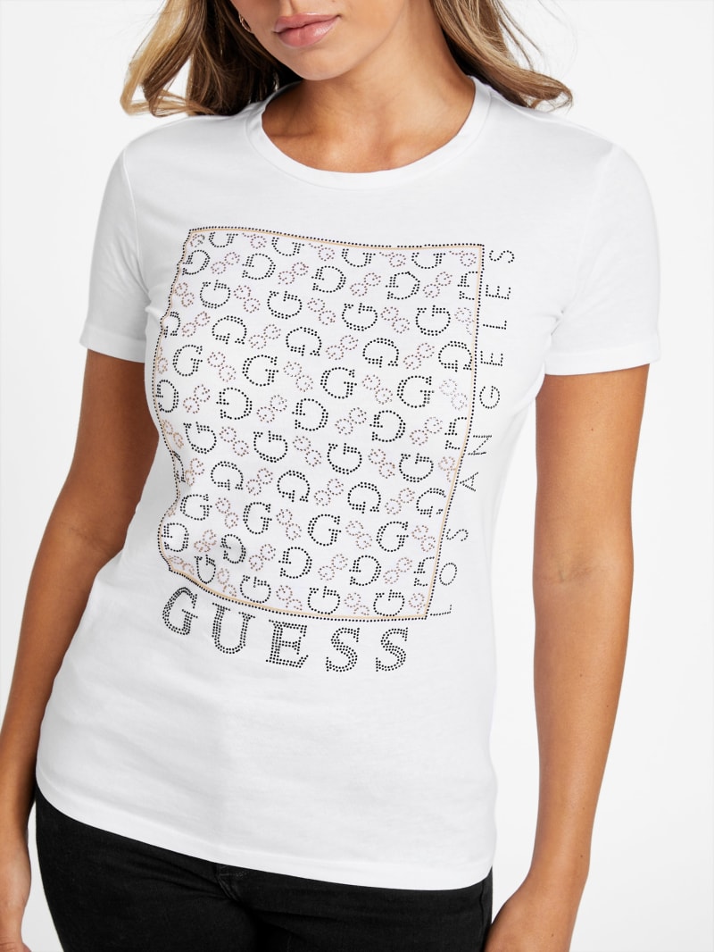 Naty Crewneck Rhinestone Tee
