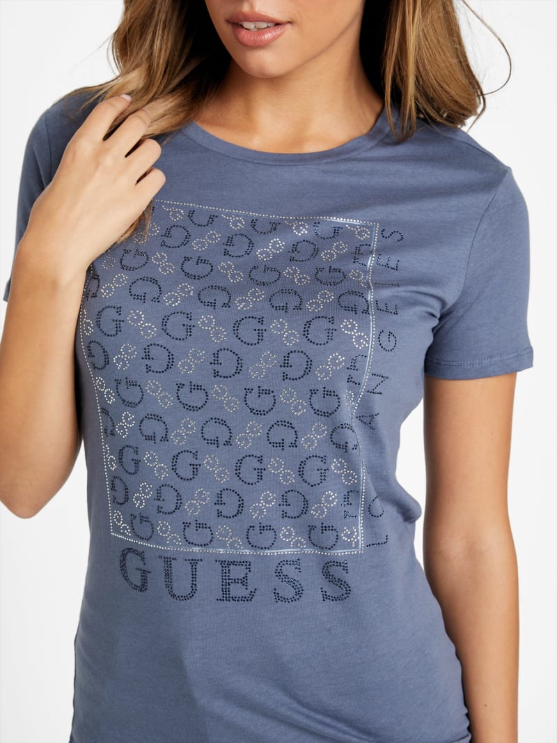 Naty Crewneck Rhinestone Tee