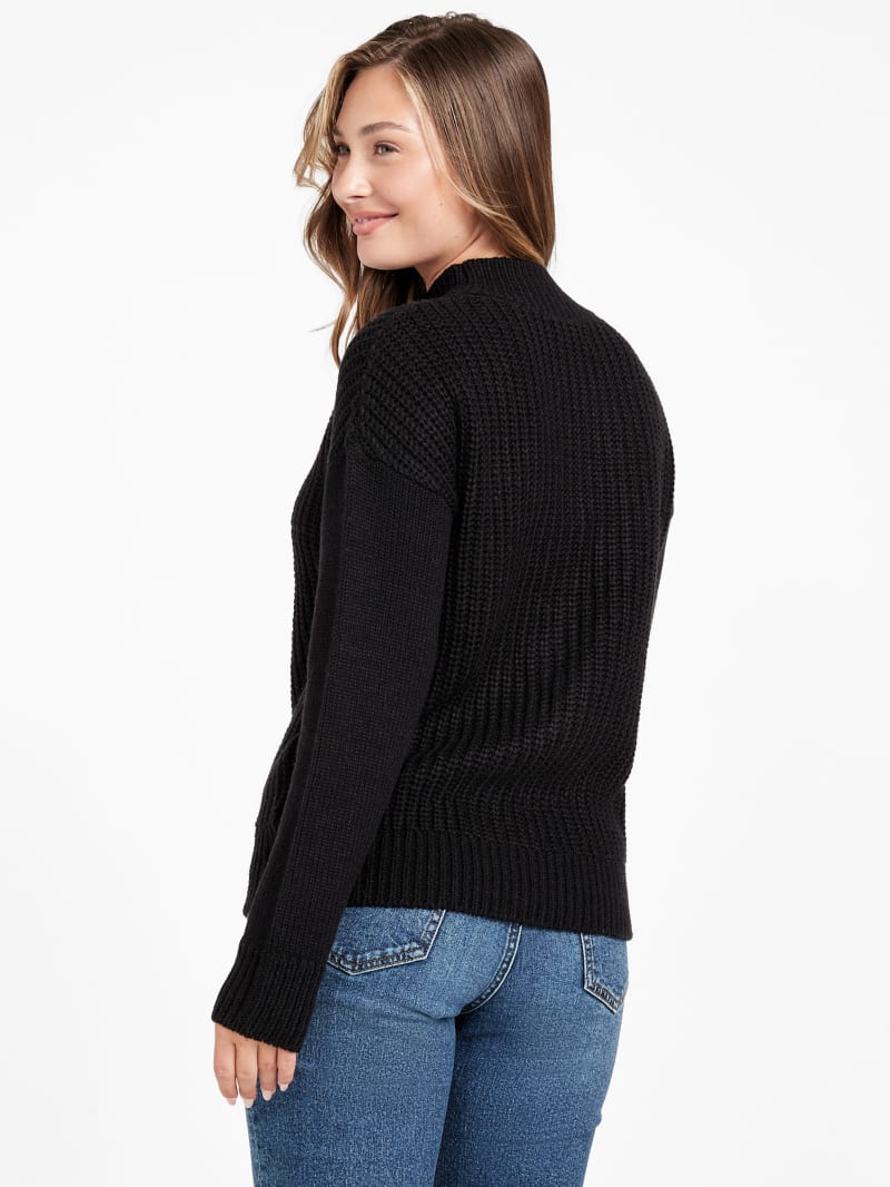 Cecily Pearl Fisherman Sweater | GUESS Factory