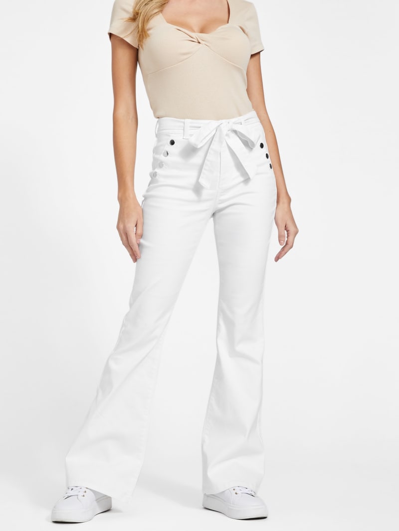 Bella Belted Sailor Flare Jeans