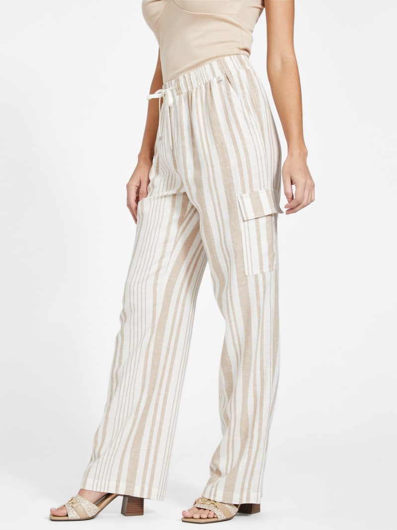 Guess linen pants shop